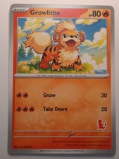 Growlithe My First Battle Pokemon NEAR MINT