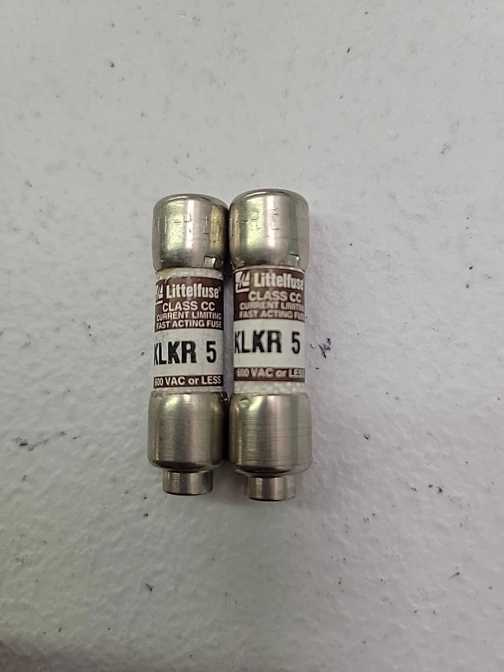 Littlefuse Clase CC Acción Rápida KL KR 600V Variedad Lote de 3- ECS Foto 4 de 4