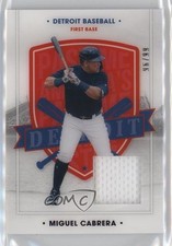 2021 Panini Chronicles America's Pastime Swatches Blue 96/99 Miguel Cabrera o7m