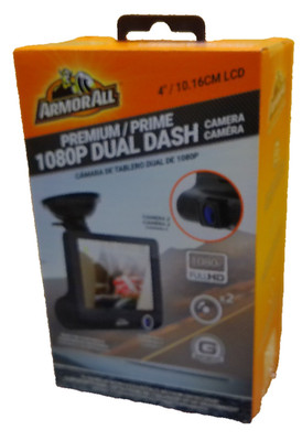 ArmorAll premium prime 1080p Dual Dash car camera NOS sealed see kids more