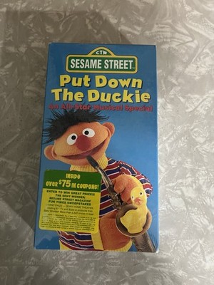 Sesame Street Put Down The Duckie VHS Factory Sealed!!!!
