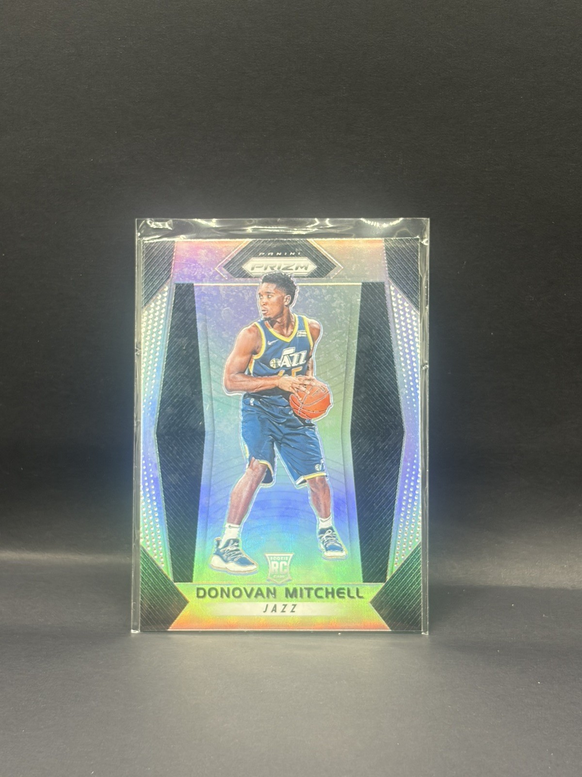 Donovan Mitchell 2017-18 Panini Prizm #117 Rookie Silver Utah Jazz Cavaliers 