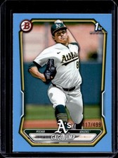 2026 Bowman Gage Jump Sky Blue Border 1st Prospect #/499 Athletics