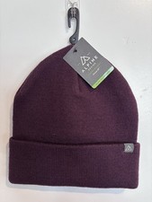 Alpine Design Core Beanie Maroon Knit Hat Unisex Adults One Size