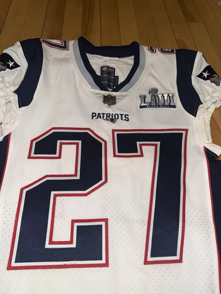 Jc Jackson NFL Nike New England Patriots Pro Cut Super Bowl 53 Jersey Size 38 - Image 2 of 4