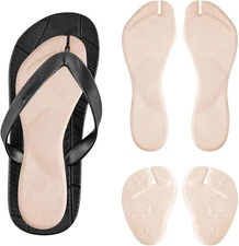 2pcs Flip Flop Thong Cushion Adhesives Gel Shoe Pad Anti-Slip Shock Absorptio...