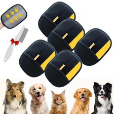 5 Pcs Pet Hair Removal Gloves for Cats  Dogs, Five-Finger Electrostatic Gloves