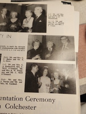 Sk240 Ephemera 70er Jahre Bild norwich Mr Mrs G C Butler Mr E A Drew