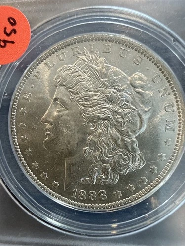 1888 O Morgan Silver Dollar, ANACS MS62, $110 Value L950