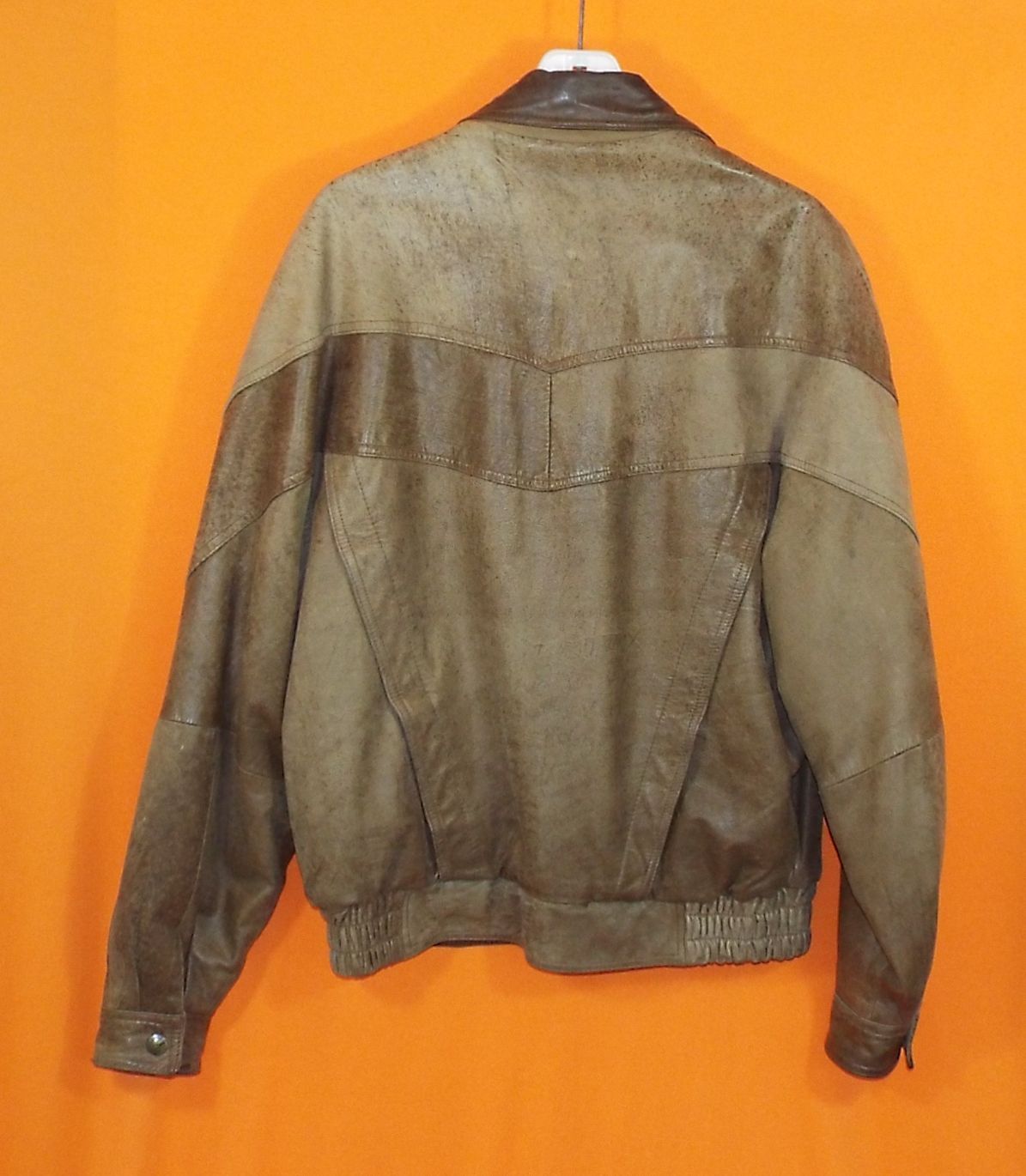 Men’s New Zealand Outback Leather Bomber Jacket Lin… Gem