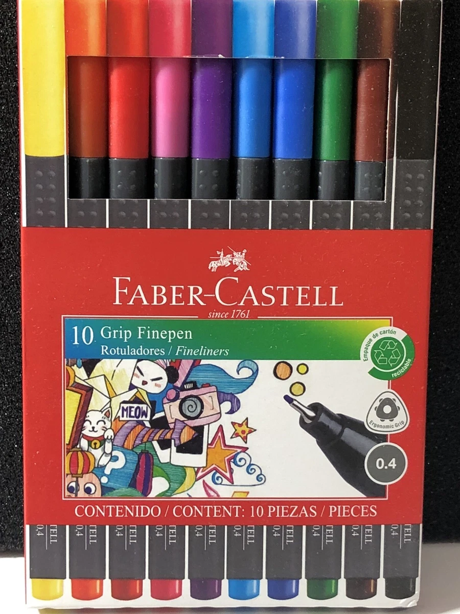 Faber-Castell GRIP FINEPEN 0,4 Mm – Fineliner Mit Metallspitze, Grasgrün