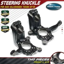 2x Steering Knuckle Front Left & Right for Audi A3 Q3 VW Eos Golf Jetta Tiguan