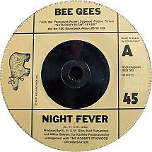 Bee Gees - Night Fever 7", Single Near Mint (NM or M-) - Picture 2 of 3