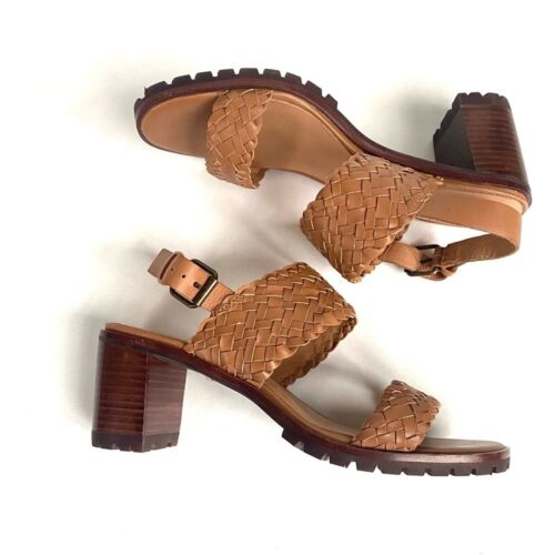 Madewell The Kiera Lugsole Sandal in Woven Leather 9 New Other - Picture 2 of 8