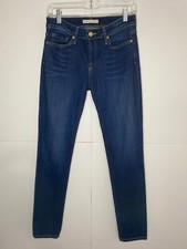 JOIE Womens MID RISE SKINNY Jeans in RAVINE Wash Dark Stretch USA Made Size 27