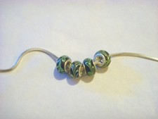 MURANO GLASS BEADS FOR BRACELETS OR PENDANTS A66