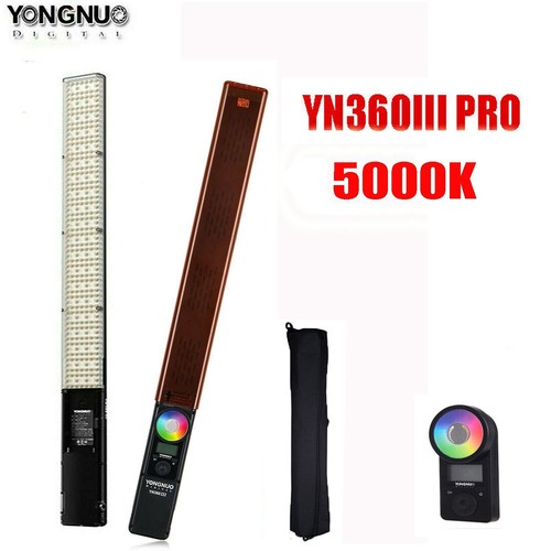 2x YONGNUO YN360III YN360 III Pro RGB LED Video Light Stick Remote Control 5500K - Picture 11 of 13