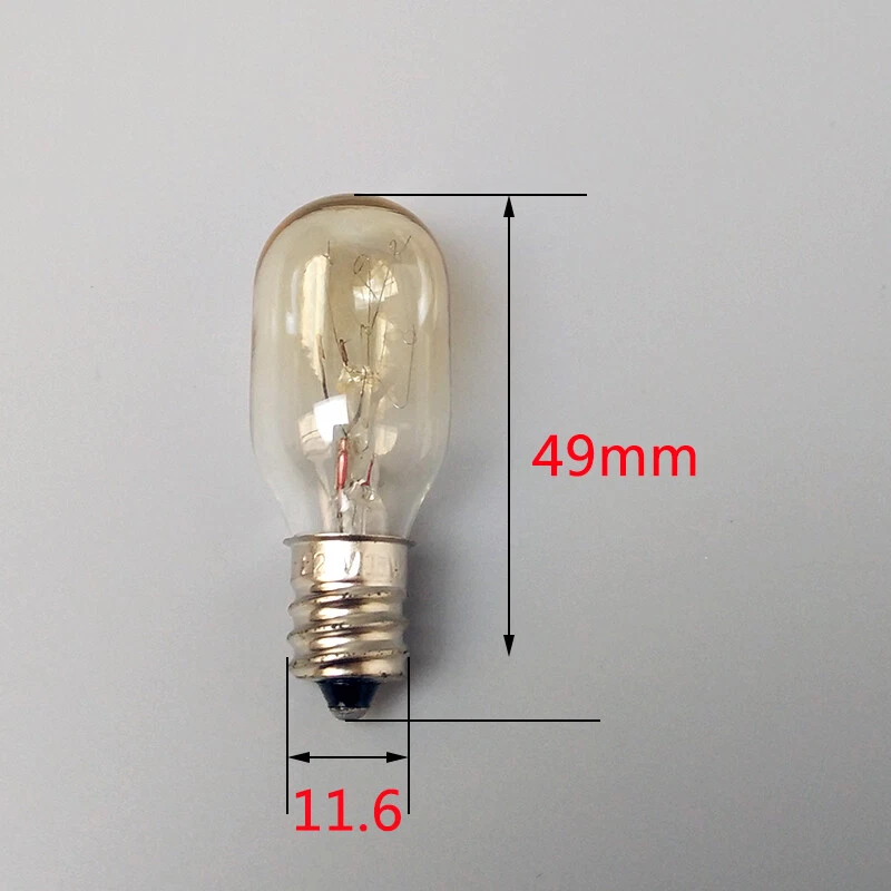 5x E12 Screw Base Night Light Indicator Light Bulb 24V 30V 110V 220V Warm Yellow - Image 2 of 3