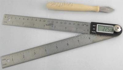iGaging electronic digital protractor 10''miter gauge angle ruler lithium battery