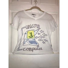 JAKE & CO. T-SHIRT MEN'S M WHITE  Short Sleeved 