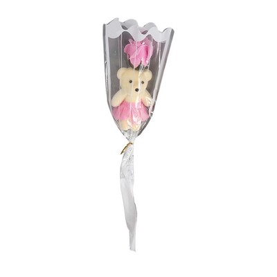 Blume Ewige Rose Niedlich Teddybär Geburtstagsgeschenke Deko & N0I0