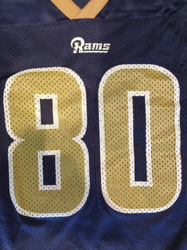 Isaac Bruce #80 St. Louis LA Rams NFL Football Nike Jersey Men's L Large Clean - Picture 3 of 20