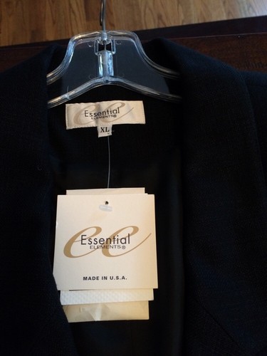 Blazer donna Essential nero marca Nordstrom taglia XL nuovo con etichette - Foto 2 di 4