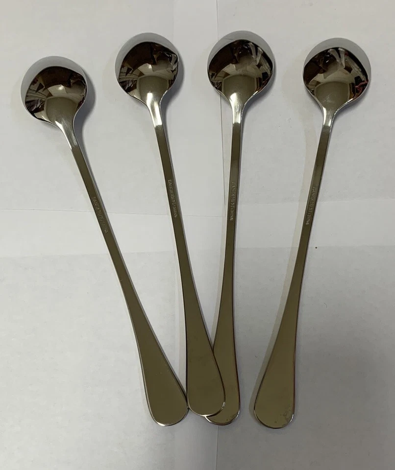 Juego de 4 cucharas de postre Dansk - cubiertos - Pa44 Foto 4 de 4