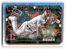 2024 Topps Holiday Baseball - Base -Shane  Bieber #H79