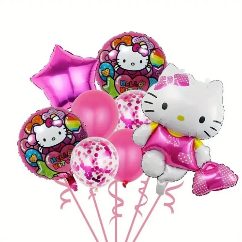 Hello Kitty 10pcs Party Balloon Set, perfect for any celebration, Kawaii Cute!! - Picture 10 of 10