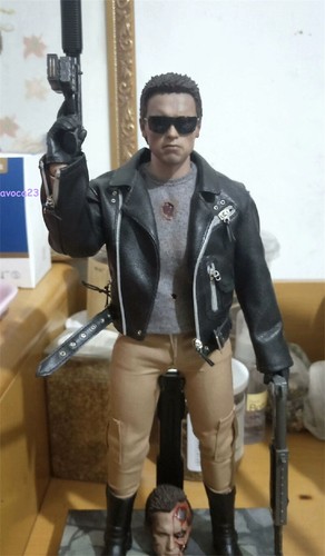 New Sunglasses Accessories for 1/6 Scale Terminator T800 Arnold Figure Model Toy - Picture 5 of 7