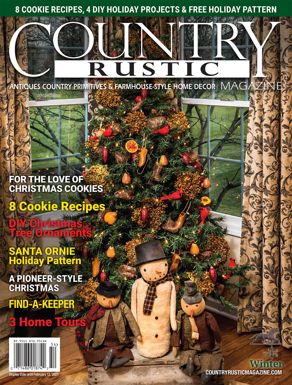 Country Rustic Magazine WINTER 2020 Issue ~ Country Primitives & Farmhouse-Style