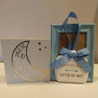 Blue Moon And Stars Picture Frame And Arrow Room Sign Baby Boy nursery Decor — photo 1