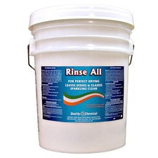Rinse All / Commercial Industrial Grade Rinse Aid / 5 Gallon Pail