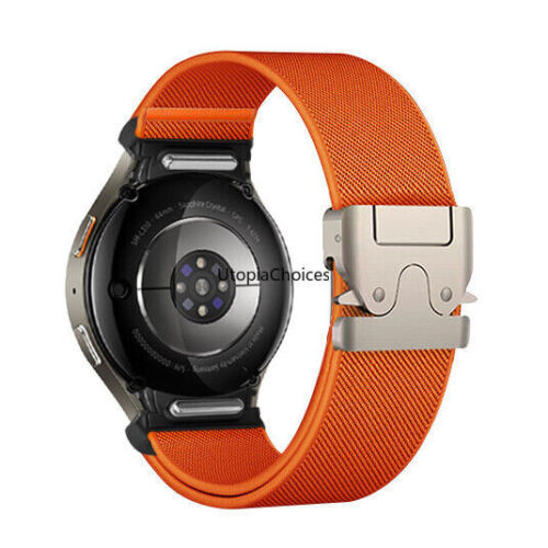 Bracelet de montre sport en nylon pour Samsung Galaxy Watch 7/6/5/4/FE 40/44/45/47mm bracelet - Photo 13 sur 19