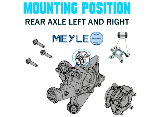 REAR AXLE LEFT RIGHT KNUCKLE HUB BUSH MOUNTING FOR TESLA MODEL 3 Y 5YJY 2018 - Picture 7 of 12