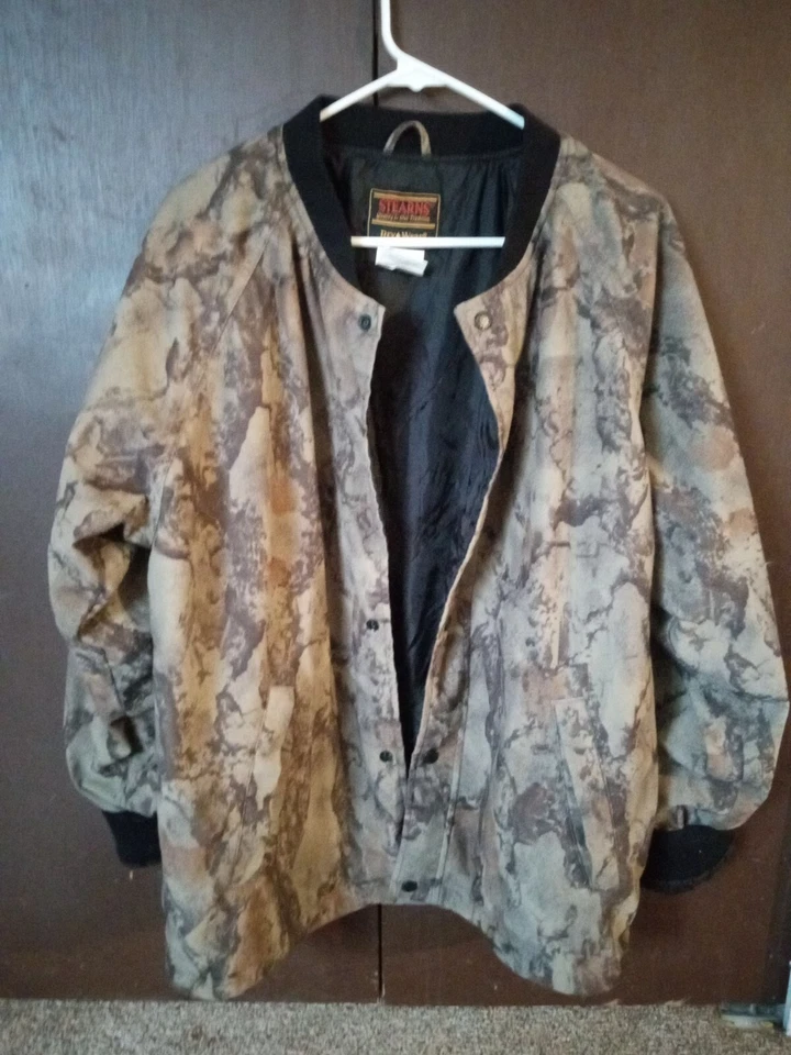 Stearns Snap-Up Coat Men’s M Camouflage - Image 3 of 3