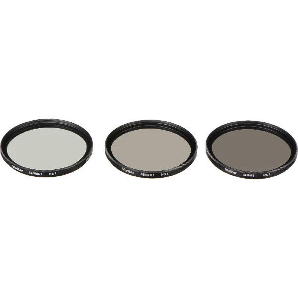 Vivitar Camera Lens Filter Kit ND2 ND4 ND8 Neutral Density ND Filters Set - Image 2 of 3