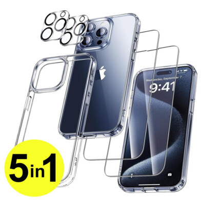 Hülle Für iPhone 17 16 15 14 13 12 Pro Max Kameraschutz Panzerfolie Glas Handy