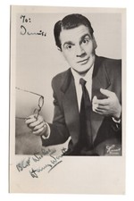 Harry Worth Signed 3 x 5 Photo 1960s / Autographed Comedy Actor