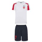 Personalised Kids England Style Home Football Shirt and Shorts