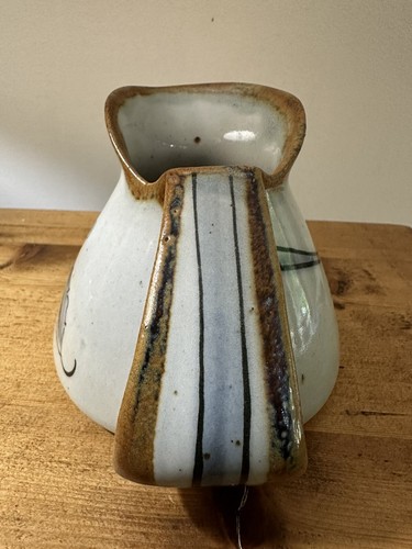 VINTAGE KEN EDWARDS EL PALOMAR MEXICO STONEWARE PITCHER - Picture 3 of 7