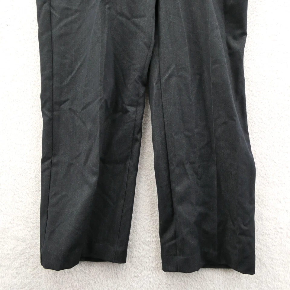 Investments Pantalones 6P Mujer 28x30 Gris Plisado Pierna Traje Vestido Flojo Pequeño 6 Foto 2 de 4