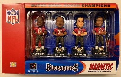 BUCCANEERS MINI BOBBLE SET - K.JOHNSON, PITTMAN, JUREVICIUS, McCARDELL FOREVER