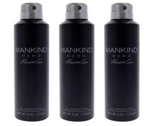  PACK OF 3 MANKIND HERO by Kenneth Cole for Men All Over Body Spray 6 oz 170 g