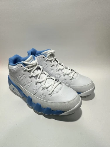 Air Jordan 9 Low Golf Shoes University UNC Blue White FJ5934-101 Men's Size 9