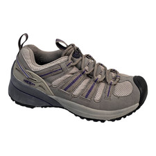 Keen Womens 6 Targhee III Waterproof Ankle High Lace-Up Hiking Shoes Grey Purple