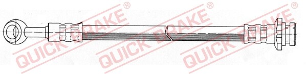 Quick Brake 50.981 Brake Hose For Nissan-image