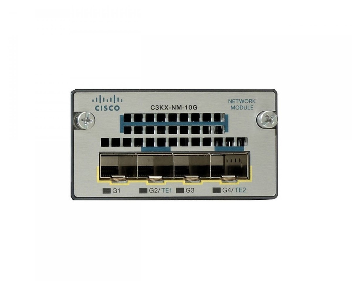 Cisco C3KX-NM-10G 4-Port SFP 10G Expansion Module 3750-X / 3560-X