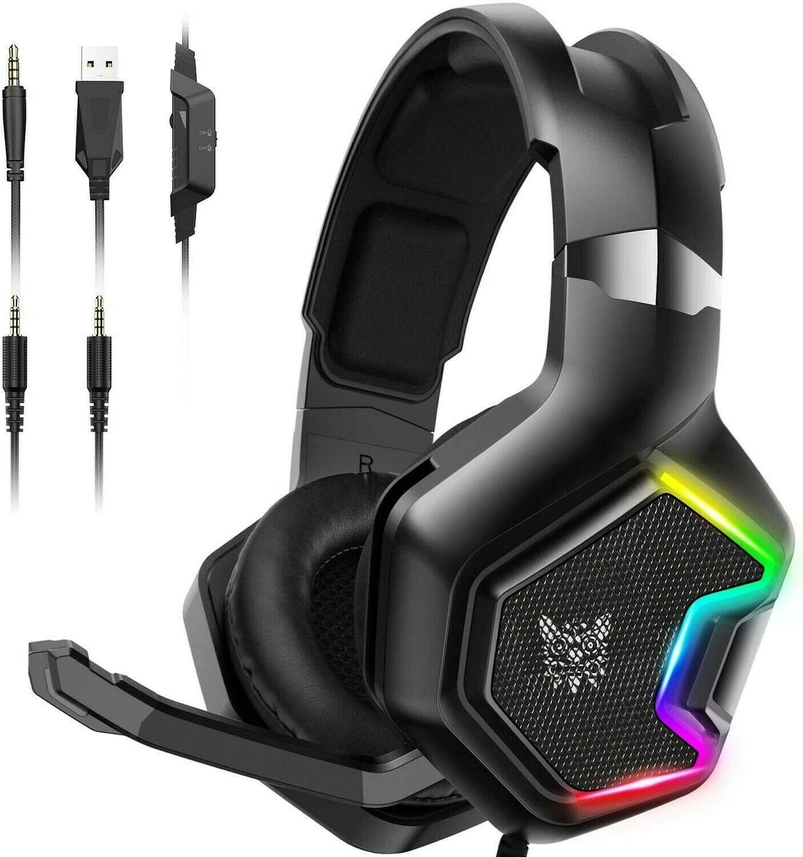 Onikuma 50mm Stereo Sound Gamer Headphone With Brand Logo Gaming